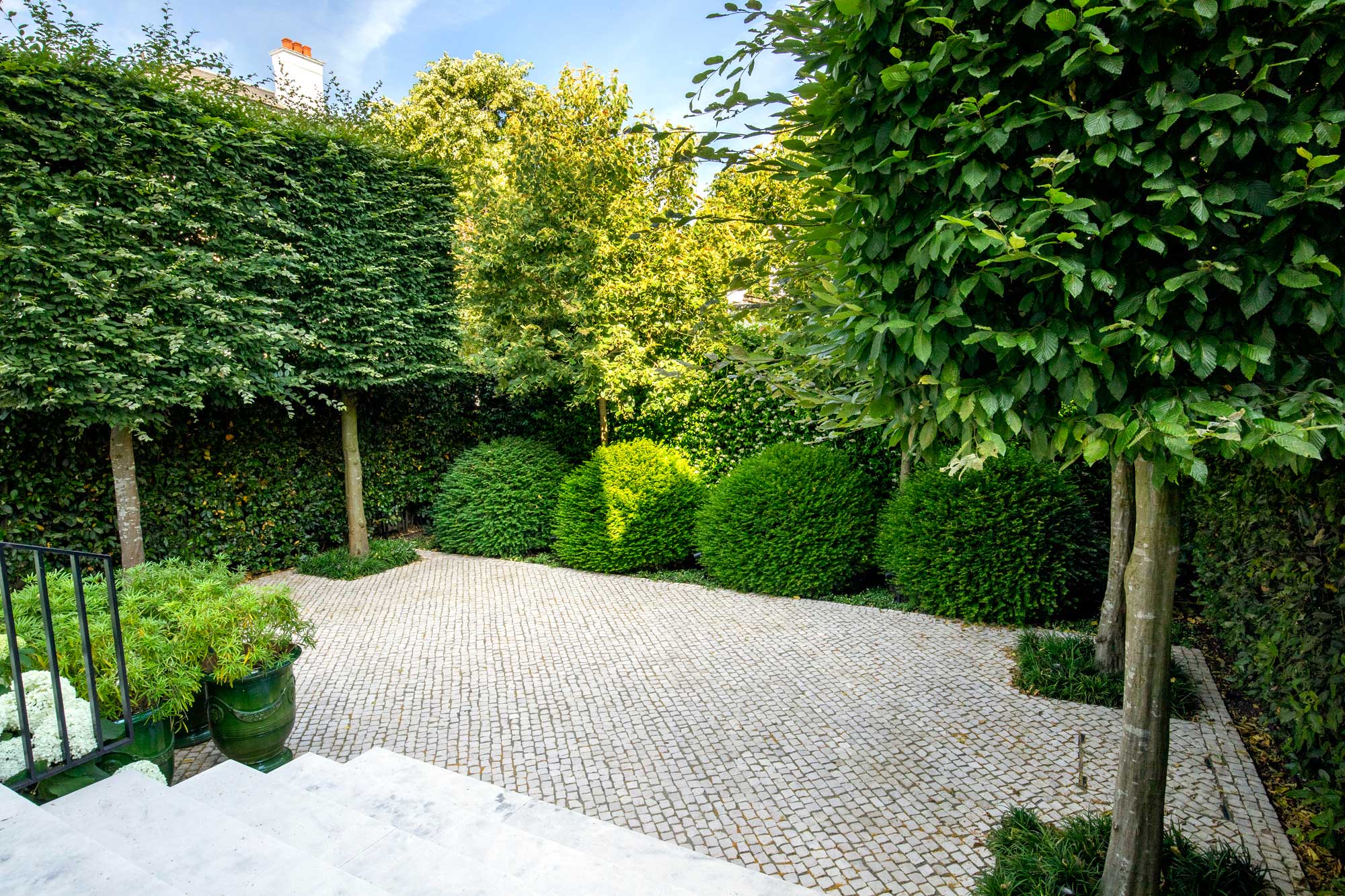Garden in Gilston Road, Chelsea by James Aldridge Landscape and Garden Design
